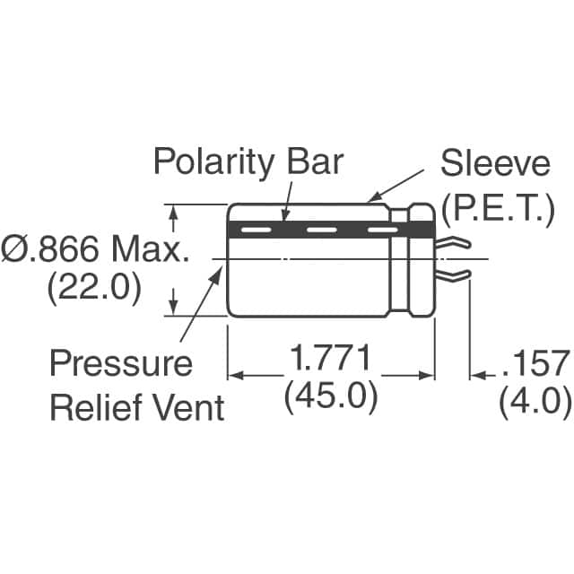 LLS2G221MELZ Nichicon  Condensateurs électrolytiques en aluminium